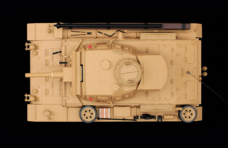 Czołg Zdalnie Sterowany German Tauch Panzer III Ausf.H 1:16 RTR 2,4Ghz Model RC | 3849-1U HENG LONG