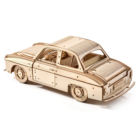 Little Story Drewniane Puzzle Model 3D Samochód FSO Syrena 105 1/16 27,4x10,6x9,5cm | E004