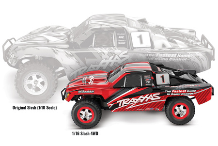 Slash 4x4 Short Course Truck 1/16 Czerwony | 70054-8-RED TRAXXAS