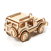 Little Story Drewniane Puzzle Model 3D Jeep 12,5x7x6,5cm | D003