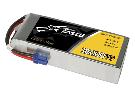 Pakiet LiPo 16000mAh 14,8V 4S 30C | GENS ACE & TATTU