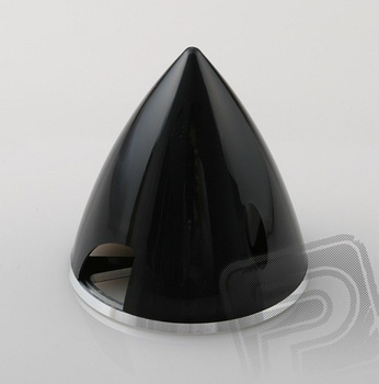 Kołpak z duralową podstawą 63 mm (CZARNY)