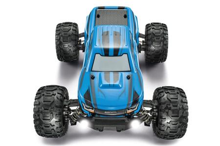 BlackZon Slyder Turbo Brushless MT Monster Truck 1/16 4WD Bezszczotkowy Niebieski Samochód Zdalnie Sterowany Model RC | 540201