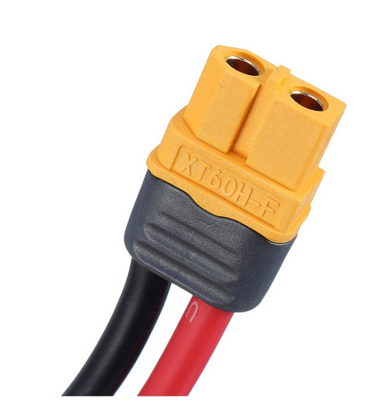 Złącze XT60H - gniazdo z przewodem 10cm (14AWG) - Amass