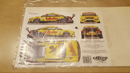 Naklejki do ABT Audi TT-R DTM 2003 1:10 - 69236 Carson