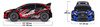 Traxxas Ford Fiesta ST Rally BL-2S 4X4 1:10 Niebieski Samochód Zdalnie Sterowany Model RC | 74154-4-BLUE
