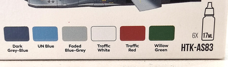 Zestaw farb akrylowych (SU 33 Flanker D) | HTK-AS83 HATAKA