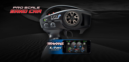 Traxxas Pro Scale Sand Car 8S 2WD 1/5 Samochód Zdalnie Sterowany Niebieski | 109076-4-BLUE