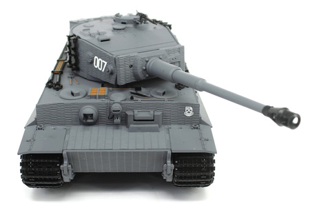 German Tiger 1 Late Std RTR 2,4Ghz 1/24 Czołg Zdalnie Sterowany IR Dźwięk Taigen Szary | 3841-11-L HENG LONG
