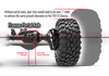 Traxxas TRX-6 Mercedes-Benz G 63 AMG 6X6 1:10 Czarny Model RC Samochód Zdalnie Sterowany | 88296-4-BLK