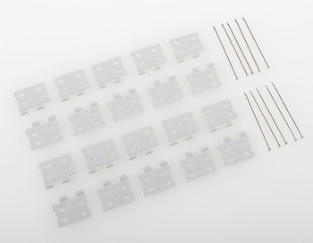 Zawias plastikowy 15x24mm (10szt.) | 124020 MS