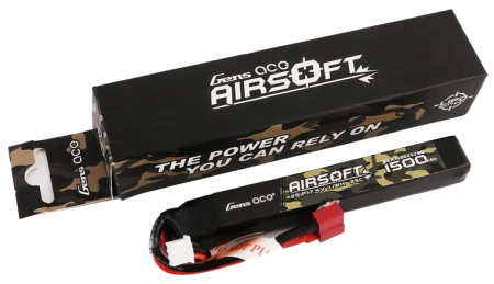 Akumulator LiPo 1500mAh 7,4V 25C 2S1P Dean-T Airsoft Gun | GEA15002S25D GENS ACE