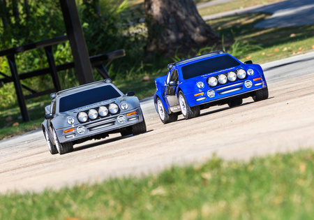 Traxxas Mini Rally VXL Ford RS200 4X4 1:12 Niebieski Samochód Zdalnie Sterowany Model RC | 108046-1-BLUE