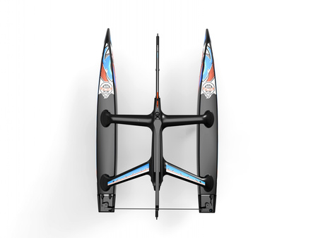 Katamaran Joysway Binary V3 400mm RTR Żaglówka Zdalnie Sterowana Model RC Niebieski | 4ST308807V3