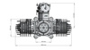 Silnik Spalinowy Benzynowy Dwucylindrowy DLE111-FB 111,2ccm | SP033 DLE