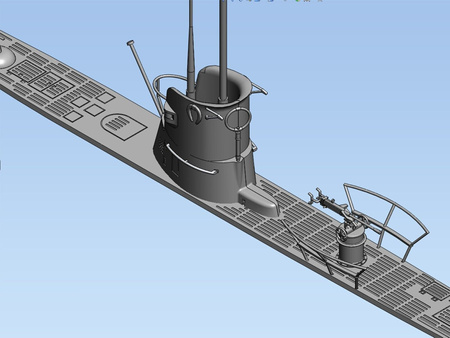 U-Boat Type IIB (1939) German Submarine 1:144 | S009 ICM