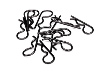 Spinki karoserii (12szt.) czarne | 3934A TRAXXAS