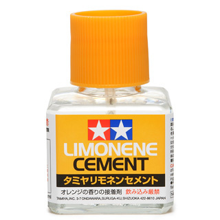 Klej z pędzelkiem (Limonene Cement) 40ml | 87113 TAMIYA
