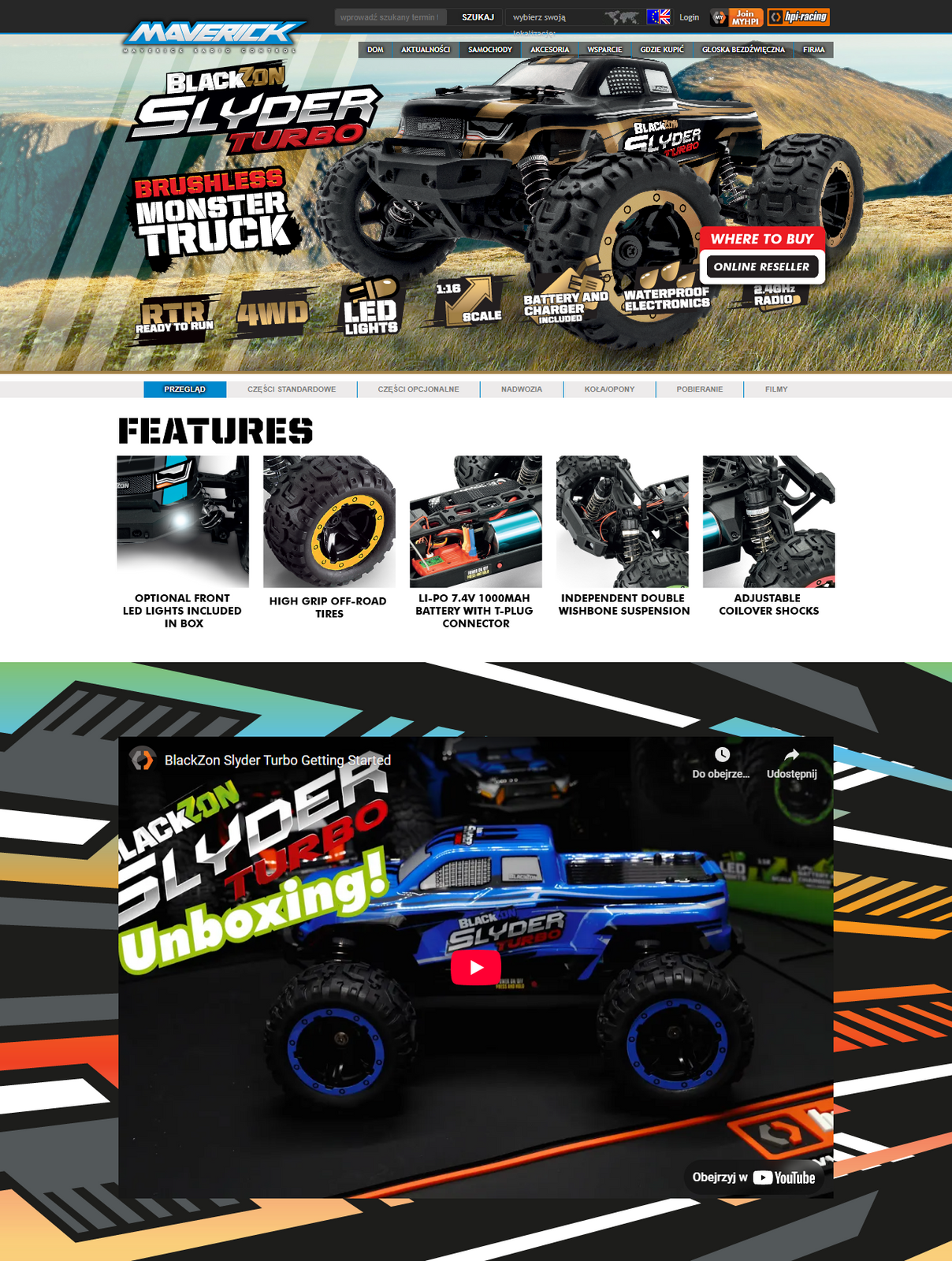 BlackZon Slyder MT Turbo 1/16 4WD 2S Brushless Monster Truck Złoty | 540212 HPI pol_pl_BlackZon-Slyder-MT-Turbo-1-16-4WD-2S-Brushless-Monster-Truck-Zloty-540212-HPI-1016328_1
