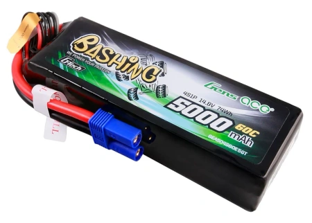 Akumulator LiPo 5000mAh 14,8V 60C 4S1P EC5 G-Tech Bashing | GEA504S60E5GT GENS ACE