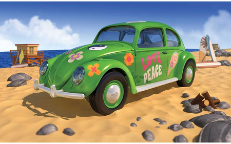 QUICKBUILD Flower Power Volkswagen Beetle Samochód z Klocków | J6031 AIRFIX