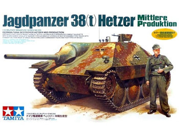 German TD Hetzer Mid Product. 1:35 | 35285 TAMIYA