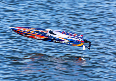 Spartan SR Motorówka Łódź Zdalnie Sterowana Czerwona | 103076-4 TRAXXAS