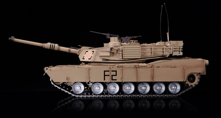 Czołg Zdalnie Sterowany U.S. M1A2 Abrams 1:16 RTR 2,4Ghz Model RC | 3918-1B HENG LONG
