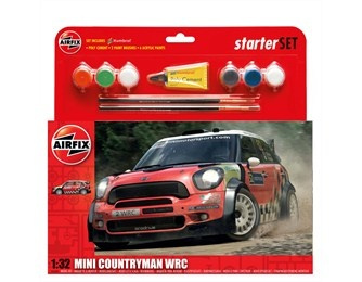 Mini Countryman WRC | Zestaw z farbami | AIRFIX 55304