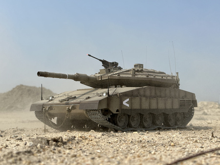 Czołg Zdalnie Sterowany IDF Merkava MK IV 1:16 RTR 2,4Ghz Model RC | 3958-1B HENG LONG