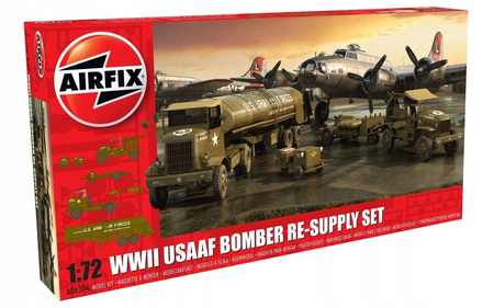 WWII USAAF Bomber Re-Supply Set 1:72 | 06304 AIRFIX