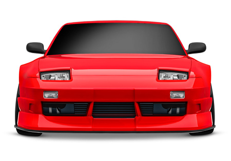 Traxxas 4-Tec Drift Nissan 240SX RWD 1:10 Czerwony Samochód Zdalnie Sterowany Model RC | 105247-4-RED