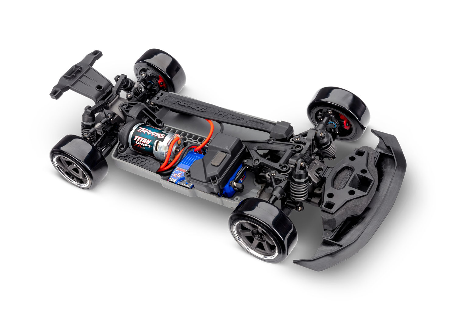 Traxxas 4-Tec Drift Ford Mustang RWD 1:10 Czarny Samochód Zdalnie Sterowany Model RC | 105237-4-BLK pol_pl_Traxxas-4-Tec-Drift-Ford-Mustang-RWD-1-10-Czarny-Samochod-Zdalnie-Sterowany-Model-RC-105237-4-BLK-1014826_5