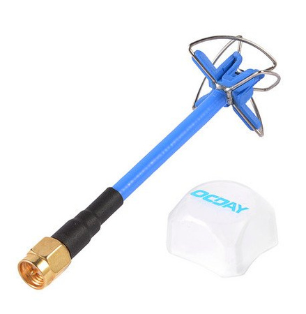 Antena koniczynka 5,8 GHz 3dBi (niebieska)