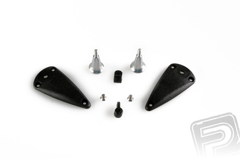 Dźwignia steru duralowa M2,8x24, regulowana  2szt. - Pelikan 2MO21853