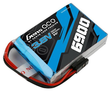 Akumulator LiPo 6900mAh 3,8V 1C 1S2P JR TX HV High Voltage | GEA69001STXJR GENS ACE