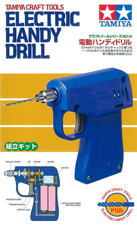 Mini Wiertarka Elektryczna Do Składania Electric Handy Drill 1-3mm | 74041 TAMIYA