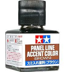 Panel Line Accent Color - Brown - 40ml | Tamiya 87132