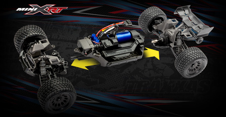 Traxxas Mini XRT VXL-3S 1/12 Samochód Zdalnie Sterowany Czerwony | 108076-1-RED