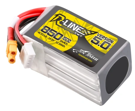 Akumulator LiPo 850mAh 14,8V 4S1P 150C XT30 R-Line Version 5.0 | TAA8504S15X3 TATTU