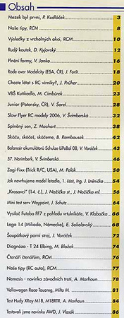 RC Modely NUMERY ARCHIWALNE