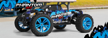 Maverick Phantom MT Monster Truck Szczotkowy 4WD 1:10 Niebieski Samochód Zdalnie Sterowany Model RC | 150603