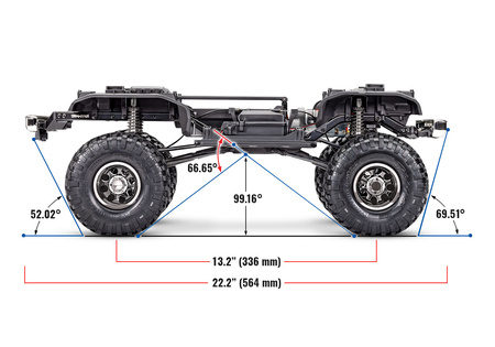 Traxxas TRX-4 Chevrolet K10 High Trail Edition 4X4 1:10 Miedziany Copper Samochód Zdalnie Sterowany Model RC | 92056-4-COPR
