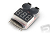 Lipo alarm 1-8S sygnalizator spadku napięcia