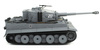 German Tiger 1 Mid Std RTR 2,4Ghz 1/24 Czołg Zdalnie Sterowany Heng Long IR Dźwięk Szary | 3841-11-M TAIGEN
