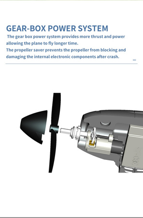 Mini Messerschmitt BF-109 450 RTF 450mm | TOP096B02 TOP RC HOBBY