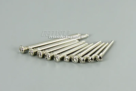 Komplet śrub zawieszenia - stal | Traxxas 3640