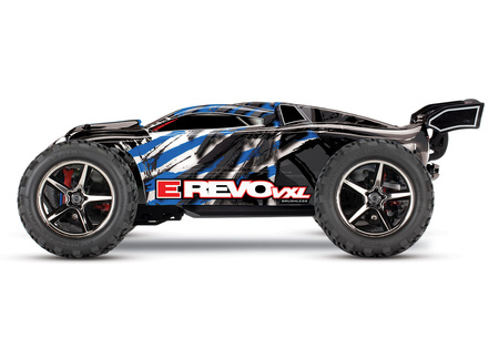 Traxxas E-Revo VXL TSM Bezszczotkowy 1/16 Niebieski Model Zdalnie Sterowany | 71076-8-BLUEX