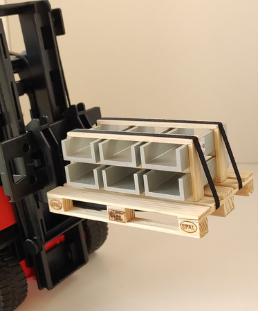 Paleta z profilami aluminiowymi (1:14) | EP009 TINY LOGISTICS