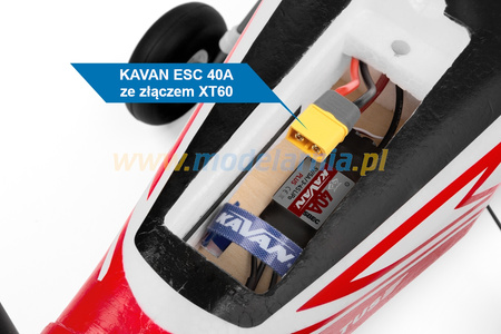 Samolot Zdalnie Sterowany Pilatus PC-6 Porter 1500mm ARF Czerwony Model RC | KAV02.8090 KAVAN